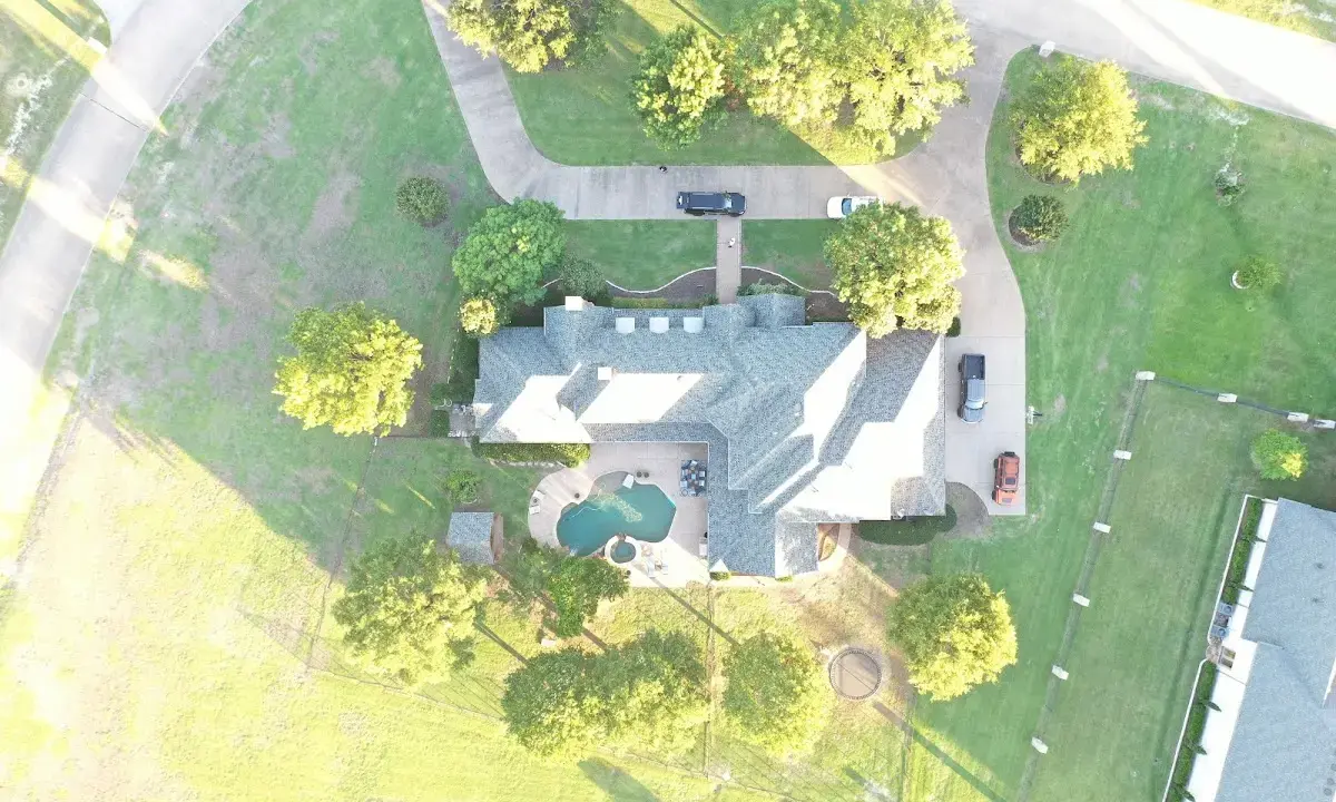 New shingle roof installation on a home in Bailey's Crossroads